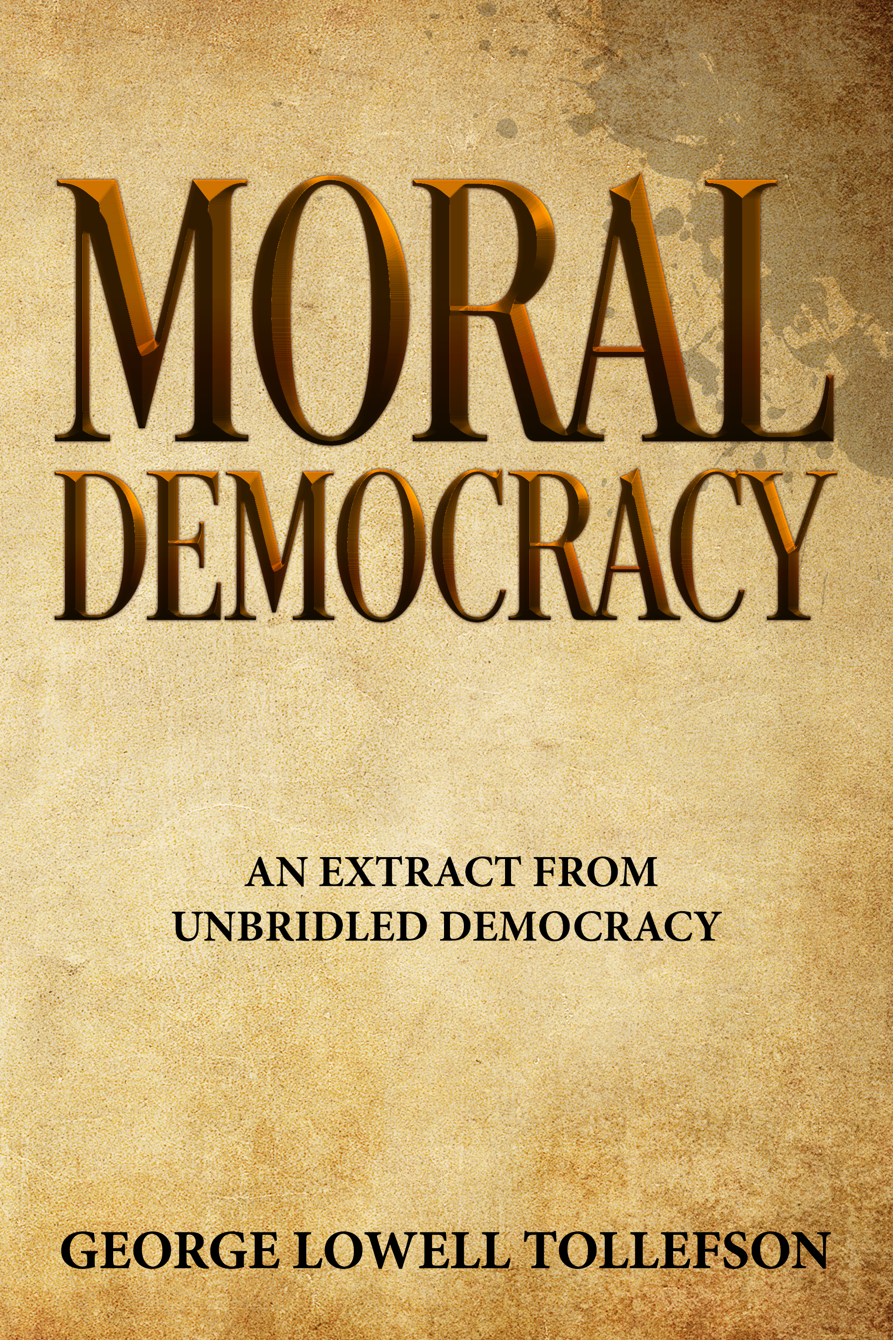Moral Democracy cover